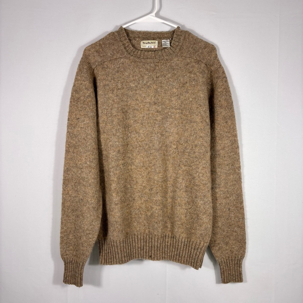 Brian MacNeil New Zealand Wool Men's Brown Crewneck Sweater Size Large